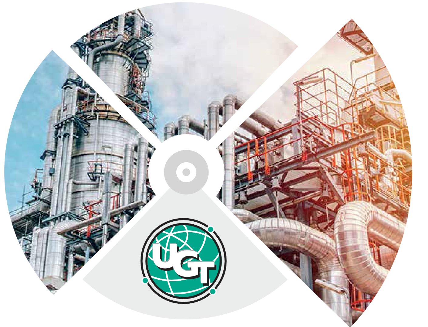 Industrial facilities and UGT profile graphic